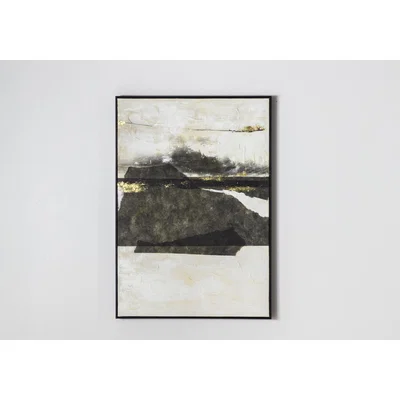 Perch and Parrow Rivka Abstract Framed Canvas Wall Art