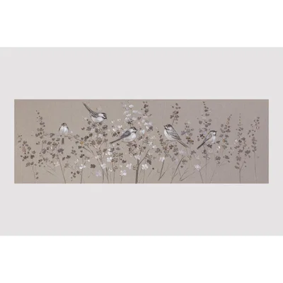 Perch and Parrow Leilani Floral Canvas Wall Art