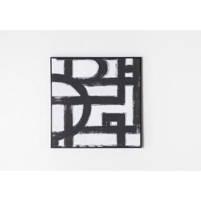 Perch and Parrow Piccadilly Abstract Framed Canvas