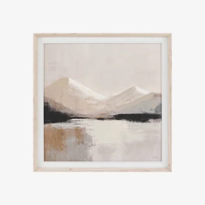 Perch and Parrow Mountain Tops Framed Wall Art
