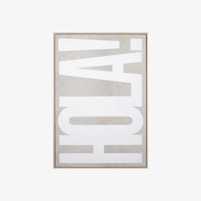 Perch and Parrow Graphic Hola Framed Wall Art