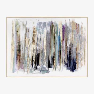 Perch and Parrow Purple Haze Framed Canvas Wall Art