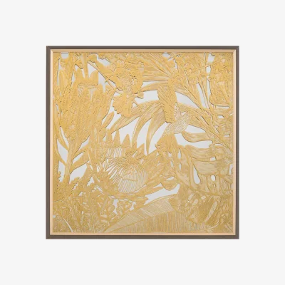Perch and Parrow Gilded Wings I Wall Art