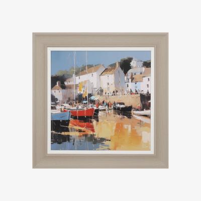 Perch and Parrow Glistening Dockside Framed Wall Art