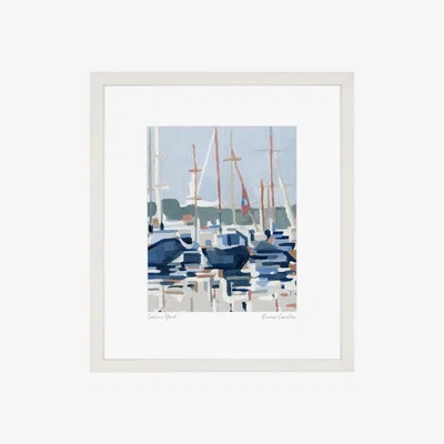 Perch and Parrow Coastal Reflections Framed Wall Art
