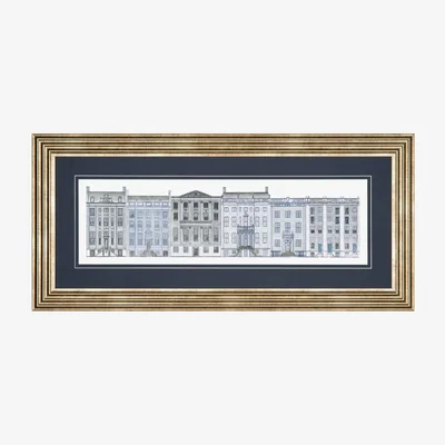 Perch and Parrow Amsterdam Townhouses Framed Art