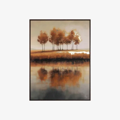 Perch and Parrow Autumn Radiance Framed Wall Art