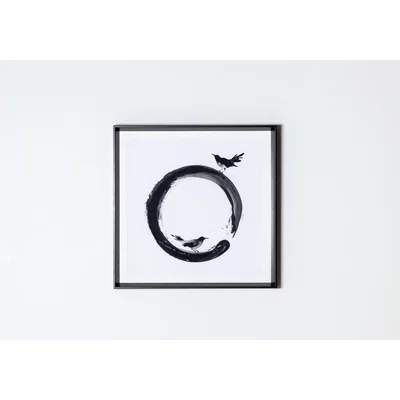 Perch and Parrow Fletcher Contemporary Framed Wall Art