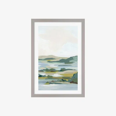 Perch and Parrow Spring Aura Framed Wall Art