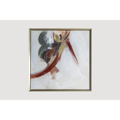 Perch and Parrow Deep Abstract Framed Canvas Wall Art I