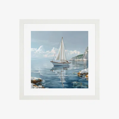 Perch and Parrow Nautical Escape Framed Art