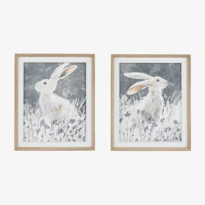 Perch and Parrow Meadow Hopper Wall Art, Set of 2
