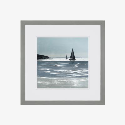 Perch and Parrow Coastal Vista Framed Art