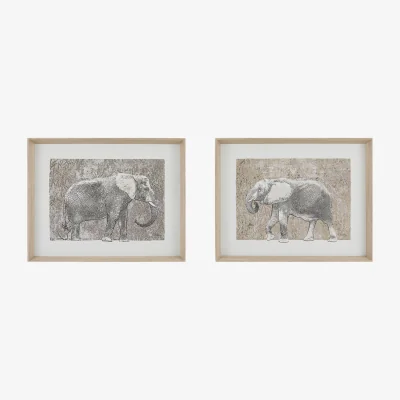 Perch and Parrow Stride Wall Art, Set of 2