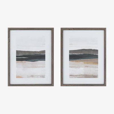 Perch and Parrow Still Waters Wall Art, Set of 2