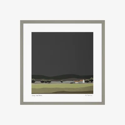 Perch and Parrow Dusk Framed Wall Art