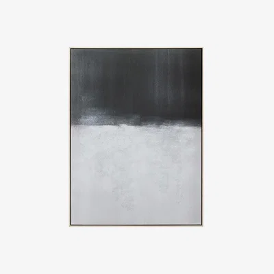 Perch and Parrow Misty Morning Framed Canvas in Green
