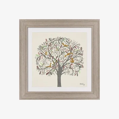 Perch and Parrow Squirrel Haven Framed Wall Art