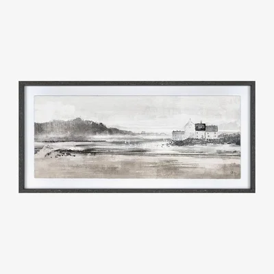 Perch and Parrow Moonlit Waves Framed Wall Art