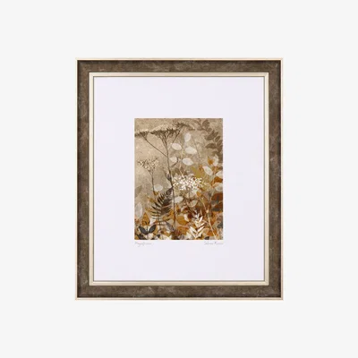 Perch and Parrow Golden Meadow Framed Art