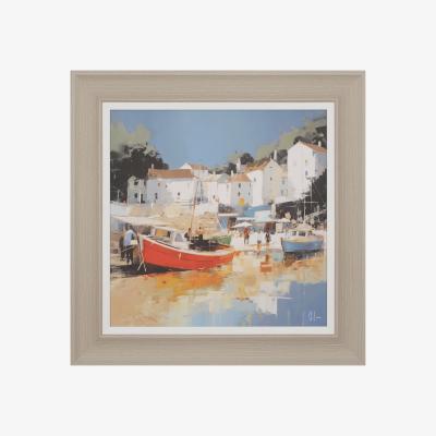 Perch and Parrow Portside Glow Framed Wall Art