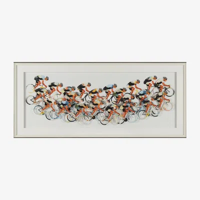 Perch and Parrow Chasing the Finish Line Framed Art