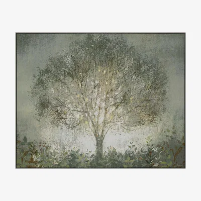 Perch and Parrow Sycamore Framed Canvas Wall Art