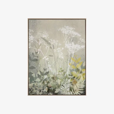 Perch and Parrow Botanical Silhouette Framed Wall Art