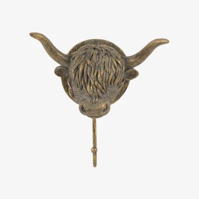 Perch and Parrow Alba Highland Cow Hook