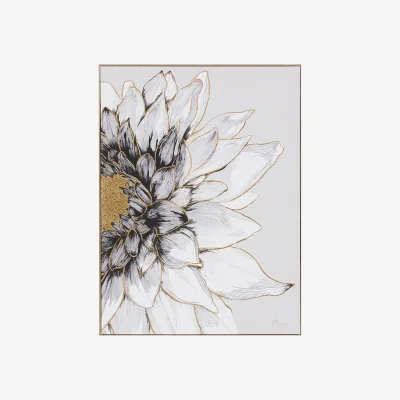 Perch and Parrow Gardenia Framed Wall Art