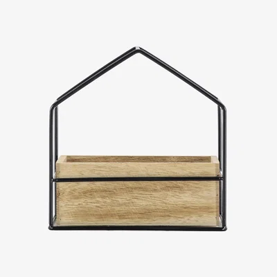 Perch and Parrow Happy Home Shelf in Natural Large