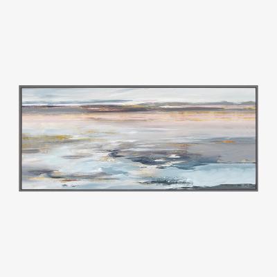 Perch and Parrow Tidal Tranquility Framed Canvas Wall Art
