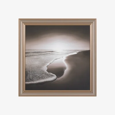 Perch and Parrow Tranquil Beach Wall  Art