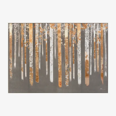Perch and Parrow Quiet Radiance Framed Canvas