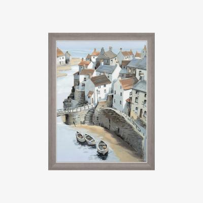 Perch and Parrow Coastal Town Framed Wall Art