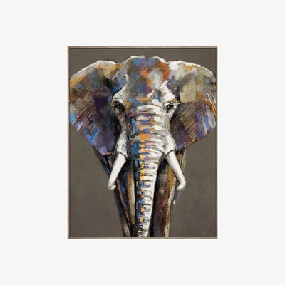 Perch and Parrow Dominant Framed Canvas Wall Art