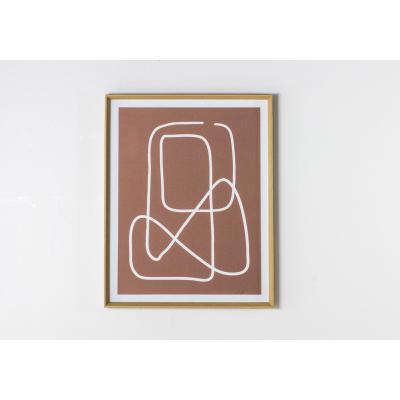 Perch and Parrow Damien Line Drawing Framed Wall Art