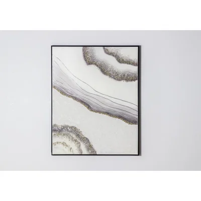 Perch and Parrow Samira Abstract Canvas Wall Art
