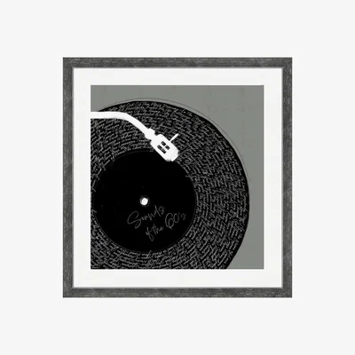 Perch and Parrow 60s Vinyl Framed Wall Art