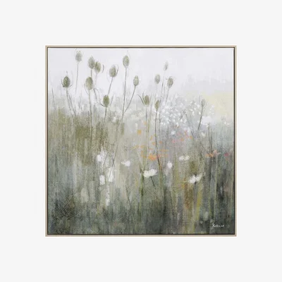 Perch and Parrow Prairie Framed Canvas Wall Art