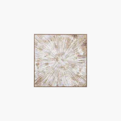 Perch and Parrow Cosmic Glow Framed Canvas