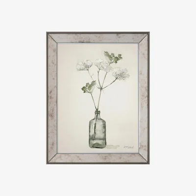 Perch and Parrow Watercolour Parsnip Framed Art