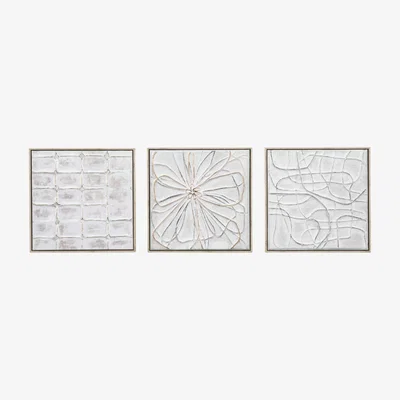 Perch and Parrow Lull Textured Art Set of Three