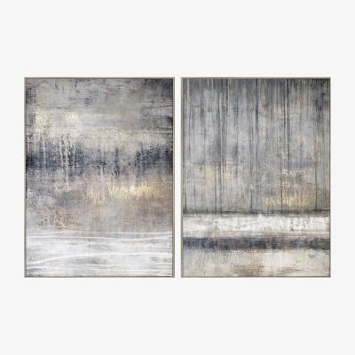Perch and Parrow Stormy Duo Framed Canvas Wall Art