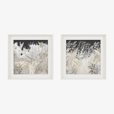 Perch and Parrow Calm Twilight, Set of 2