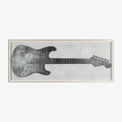 Perch and Parrow Electric Guitar Framed Wall Art