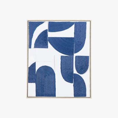 Perch and Parrow Patchwork Abstract Textured Art