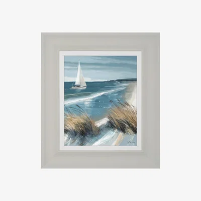 Perch and Parrow Beacon of Calm and Sail Away Framed Art, Set of 2