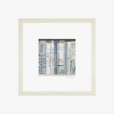 Perch and Parrow Seaside Book Collection Framed Wall Art