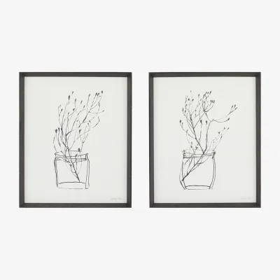 Perch and Parrow Quiet Nature Framed Wall Art
